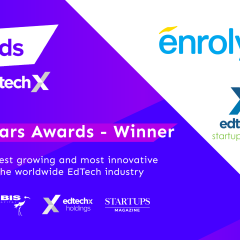 Enroly wins 2021 EdTechX Startup Award for Innovation & Growth